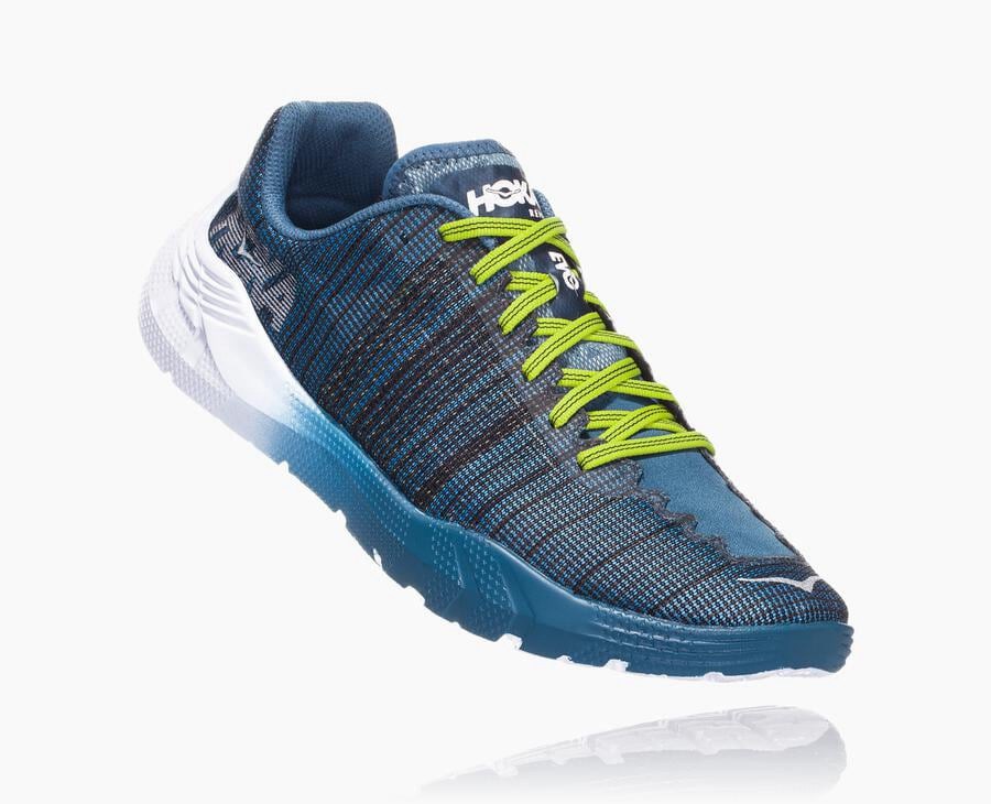 Hoka One One Running Shoes Mens Navy/White - EVO Rehi - 63458IWCU